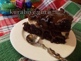 Пляцок Чернослив в шоколаде