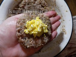 Гречаники з яєчно-сирною начинкою
