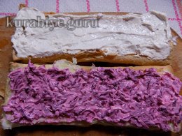  Закусочный торт с копчёной сёмгой и икорным кремом