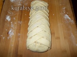 Пирог с омлетом и шкварками к завтраку 