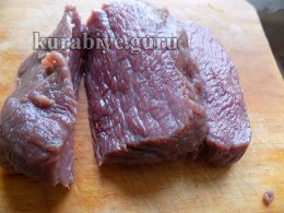 Салат с говядиной в кофе и кукурузой гриль 