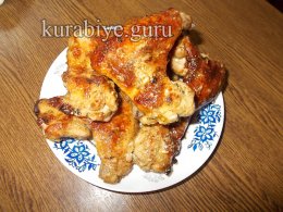 Крылышки в медово-горчичном соусе в духовке