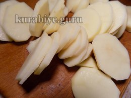 Картофельный гратен с запечённой курицей