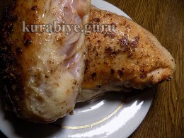 Курица запечённая с картофелем в медово-горчичном соусе