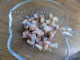 Салат із оселедця з зеленню
