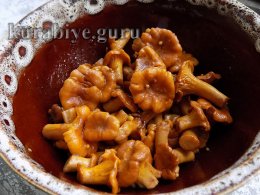 Курячий салат із лисичками