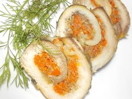 Закусочные рулетики из сельди