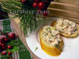 Рієт з лосося гарячого копчення 