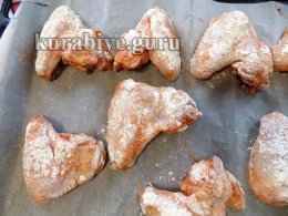 Чесночно-имбирные крылышки 