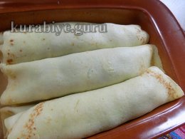Млинці з кабачків з фаршем