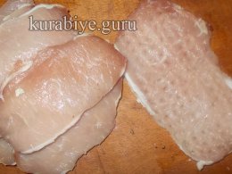 Крученики зі свинини з грибами у духовці
