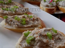 Паштет из копчёной скумбрии с творогом