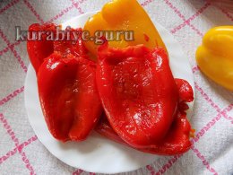 Фарширований сиром перець - чушка бурек
