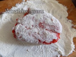 Фарширований сиром перець - чушка бурек