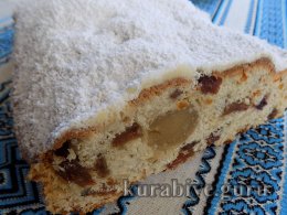 Традиційний німецький штолен з марципаном 
