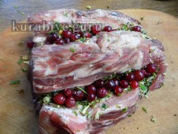 Ошийок запечений з журавлиною та мигдалем