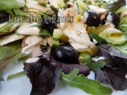 Салат «Пригажуня» з куркою