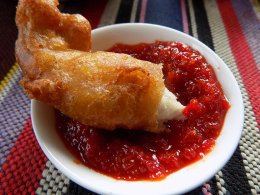 Куряче філе у пивному клярі