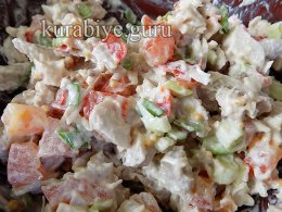 Куриный салат для начинки