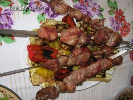 Овочі запечені у духовці в карамельному соусі 