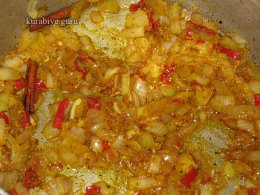 Карри с говядиной и фасолью, рецепт 