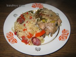 Лимонный цыплёнок с рисом
