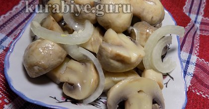 Маринованные шампиньоны за сутки