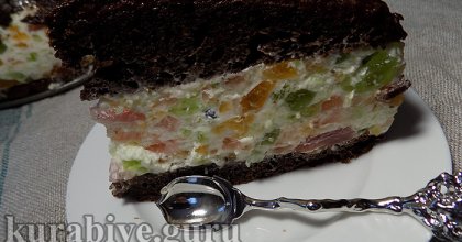Пляцок Мозаика, торт-желе