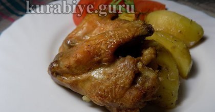 Куриные крылышки с картофелем