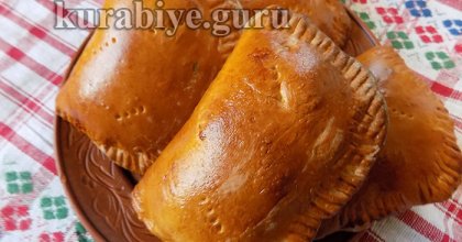 Пирожки со шпинатно-сырной начинкой 