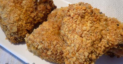 Куриные крылышки в чипсах 