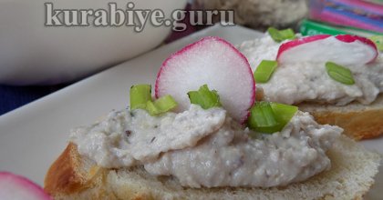 Паштет из сельди с творогом и орехами