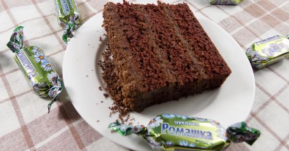 Шоколадний торт Ромашка 