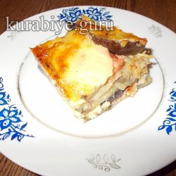 Баклажанная запеканка с сыром