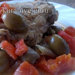 Тушеная курица по-провански