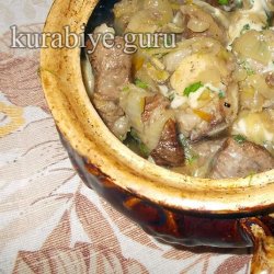 Говядина тушеная с луком
