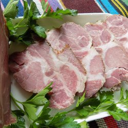 Запечений свинячий ошийок у фользі