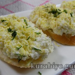 Бабусині канапки з сиром 