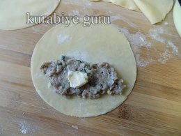 Чебуреки из заварного теста 