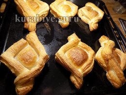 Слойка з куркою і грибами — буше а ля рен
