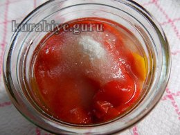 Запечений перець з часником на зиму
