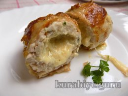 Зрази курячі з сиром у шкірці