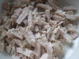 Легкий курячий салат 
