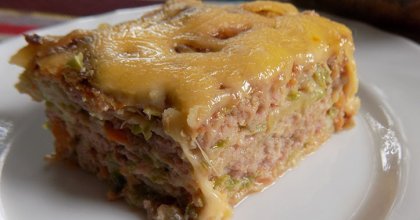 Запіканка з кабачків з фаршем 