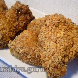 Куриные крылышки в чипсах 