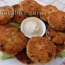 Котлеты рыбные с картофелем  и имбирём